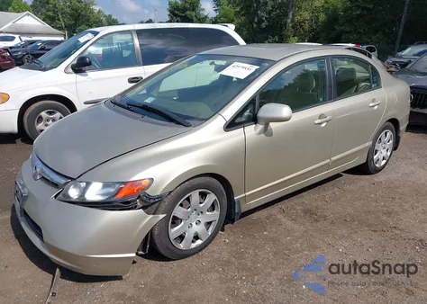 2007 Honda Civic Lx из США, поврежденный, VIN 1HGFA16547L049678
